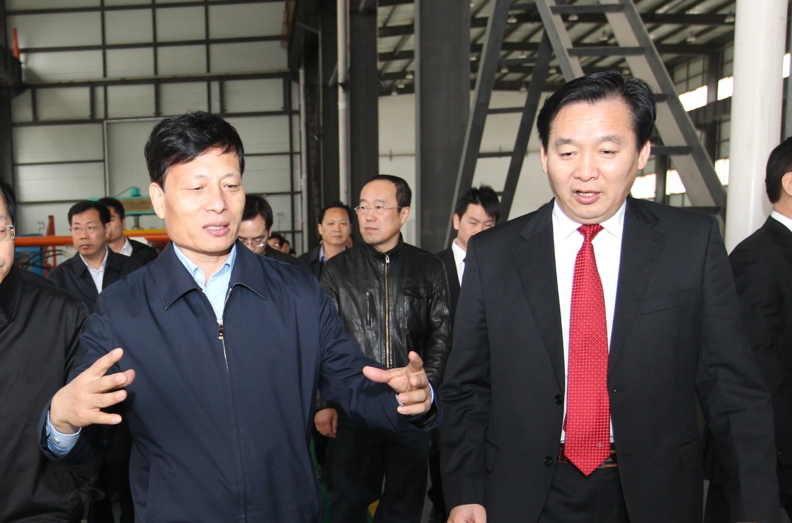 原河南省省委书记谢伏瞻视察实验室