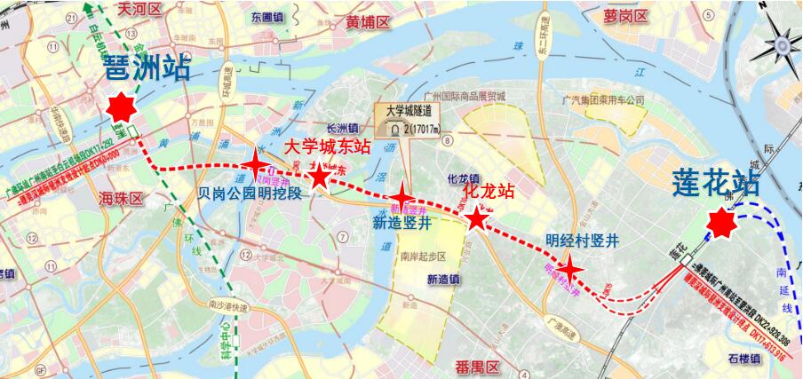 琶洲支线两台盾构成功接入盾构TBM工程大数据平台 琶洲支线两台盾构成功接入盾构TBM工程大数据平台